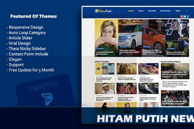 Adrika Web Hitam Putih News - POT00011