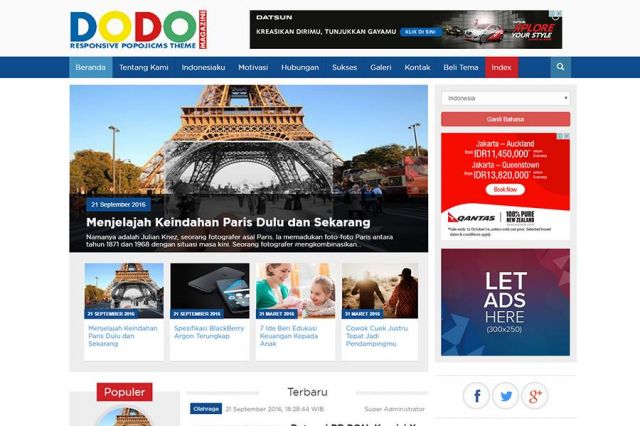 Dodo Magazine  Gratis Mug Cantik - POT00023